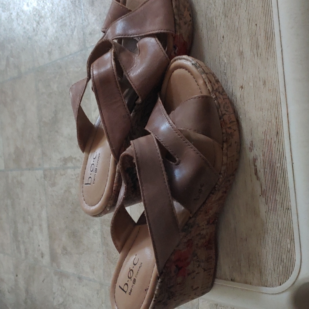 B.O.C Summer Wedges. Sizes 7 & 8